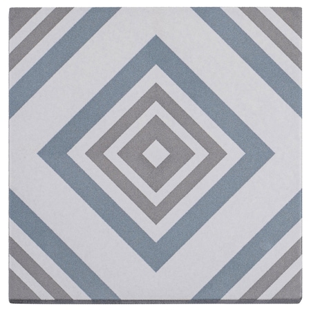 Andova Tiles Bliss 8 in. x 8 in. Porcelain Spanish / Moroccan Wall and Floor Tile SAM-ANDBLI292
